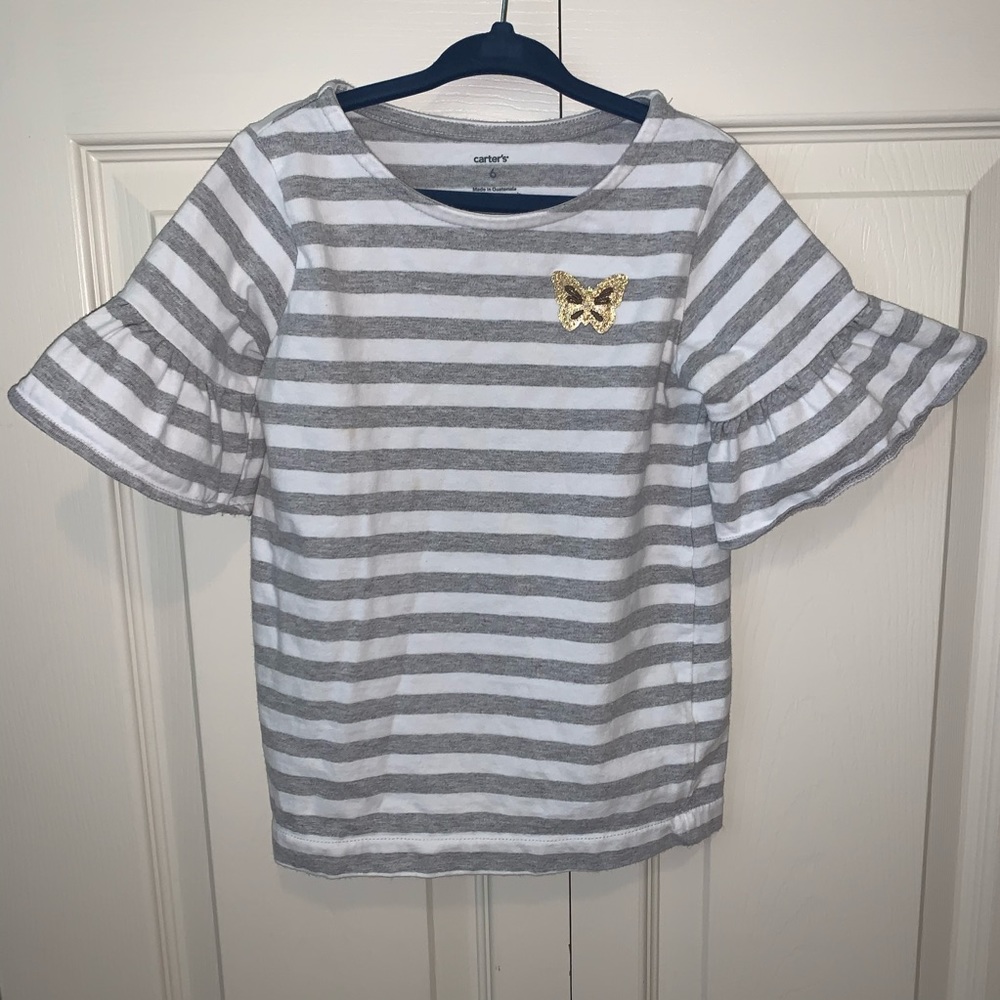 🦋Carter’s shirt with butterfly
